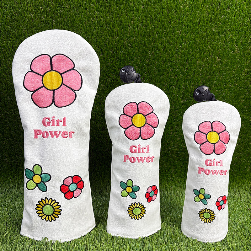 Golf Driver - Flower Golfer Gift Golf Club Headcovers