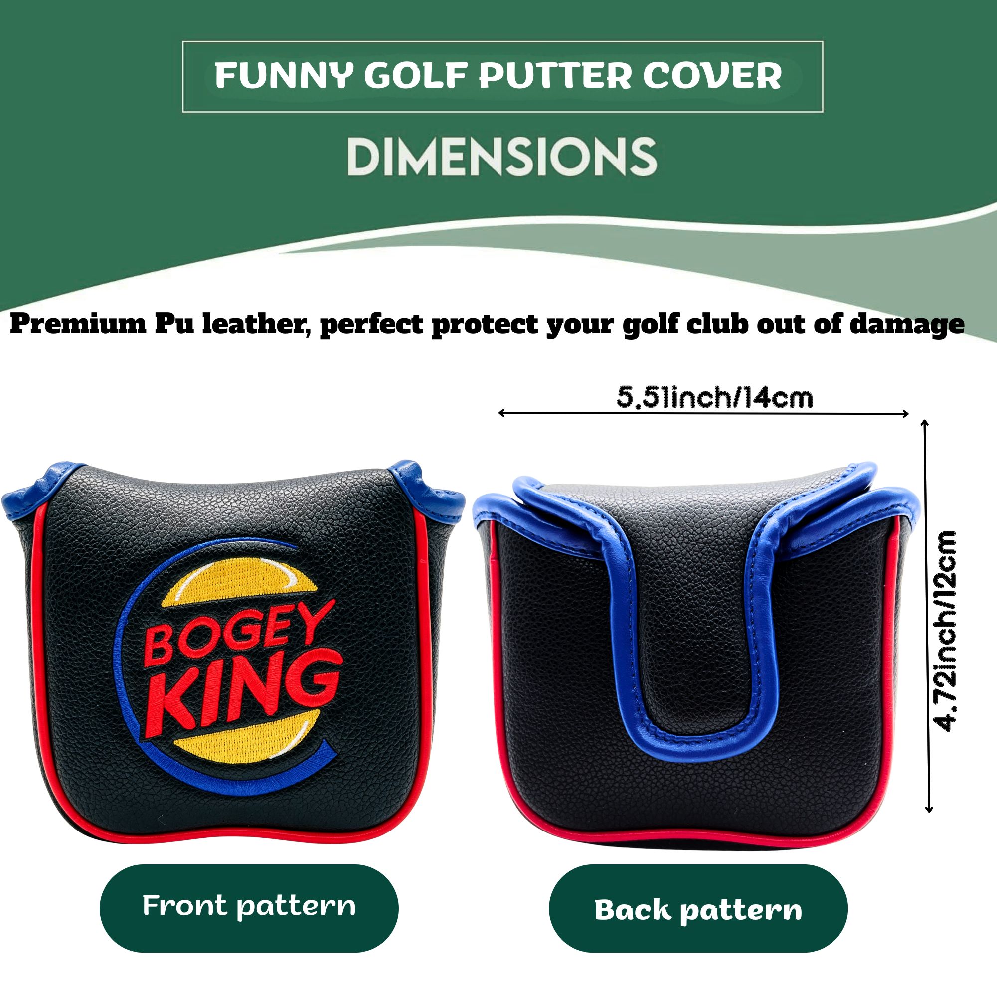 Funny Bogey King Golf Headcove - огляд і ціна Golf Putter