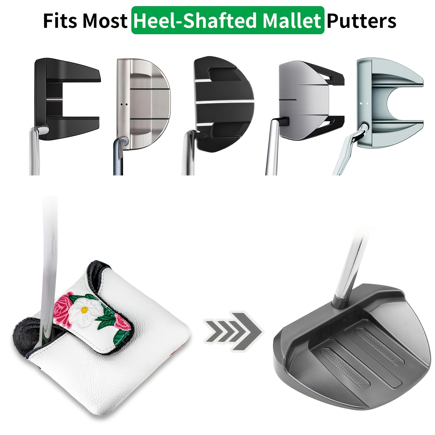 1pc Magnetic PU Golf Putter Co - огляд і ціна Golf Putter