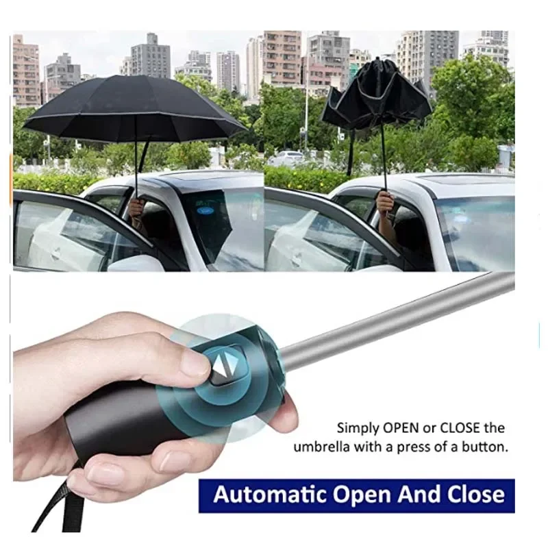 Men Women Umbrella  Fully Auto - огляд і ціна Golf Umbrella Large