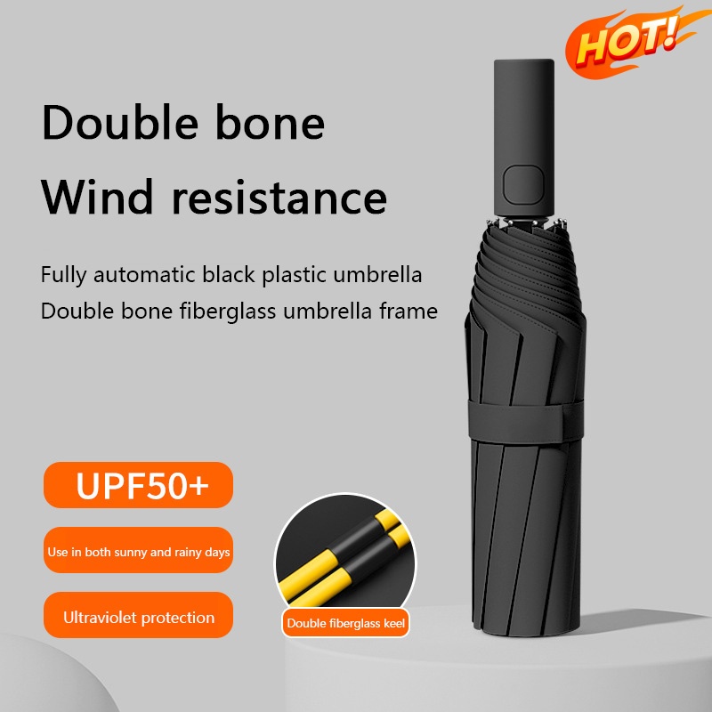 Automatic Umbrella 24 Bone Sol - огляд і ціна Golf Umbrella Large